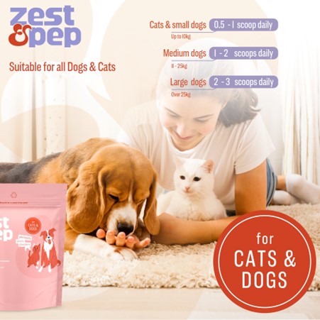 Zest & Pep - Dental Powder For Cats & Dogs