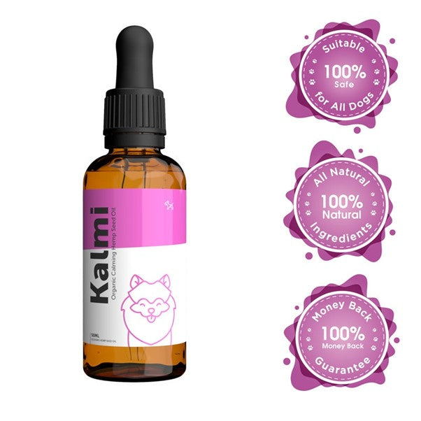 Dog's Lounge - KALMI Organic Hemp Seed Oil for Stressed & Anxious Dogs