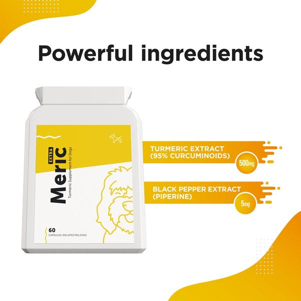 Dog's Lounge - MERIC EXTRA Advanced Turmeric Extract for Dogs