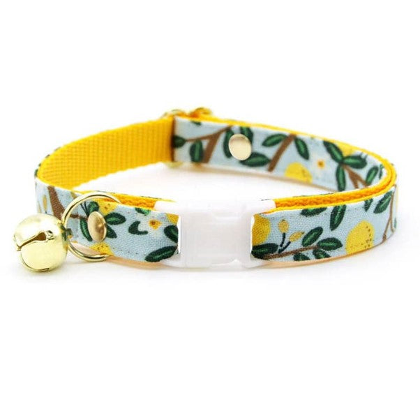 "Lemon Drops " Collar for Cats by Made By Cleo