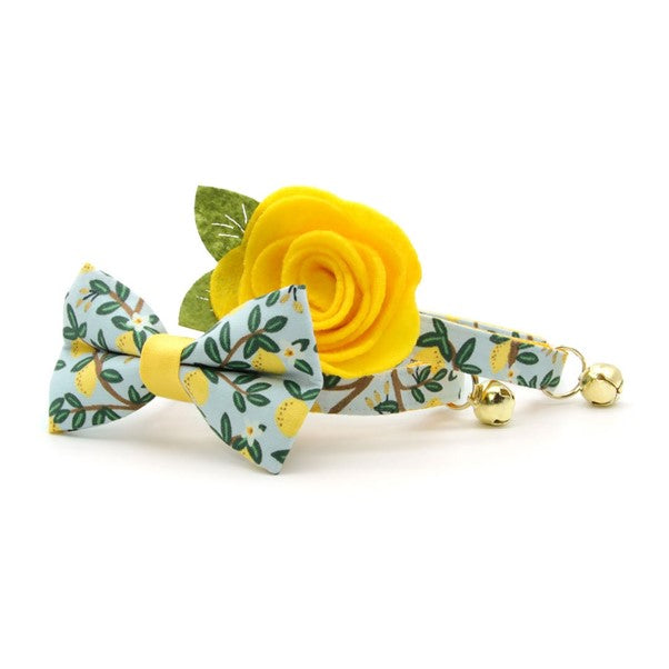 "Lemon Drops" Bow Tie for Cats by Made By Cleo