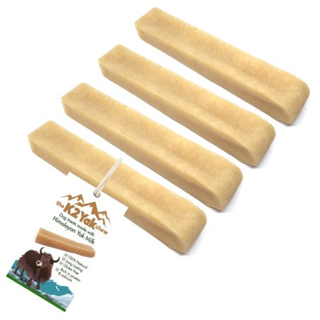 K2 Yak Chews - 100% Natural Long Lasting Dog Treats (Medium)