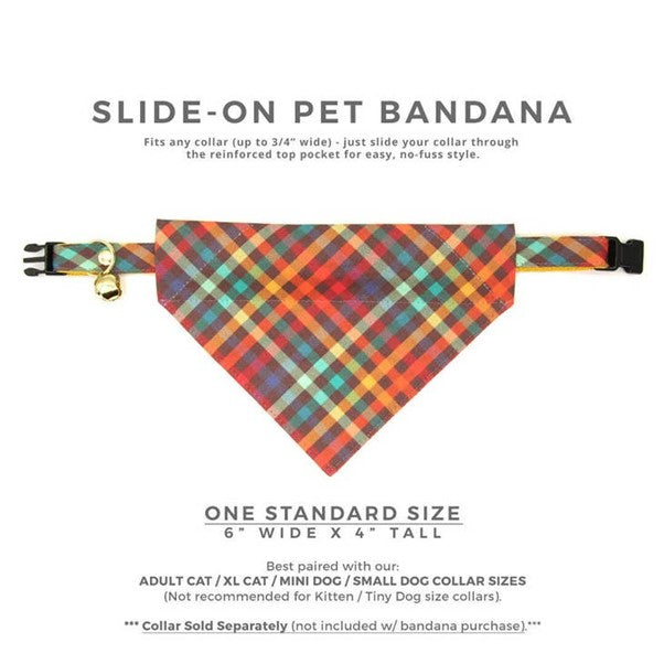 "Campfire " Bandana for Cats by Made By Cleo