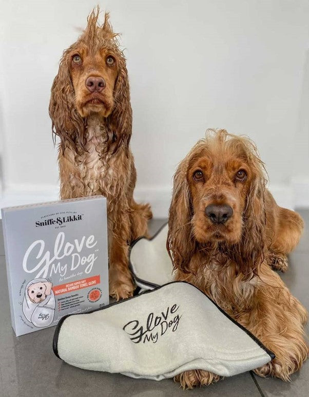 Sniffe & Likkit - Glove my Dog Deluxe Super Soft Natural Bamboo Towel