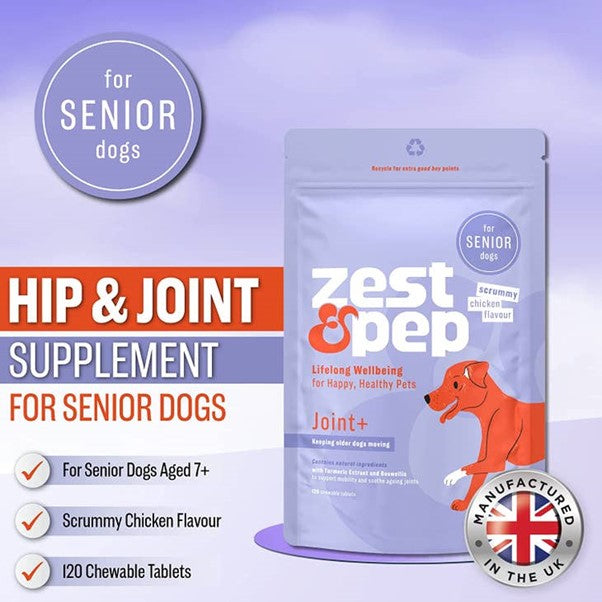 Zest & Pep - Joint & Hip Supplement For Senior Dogs