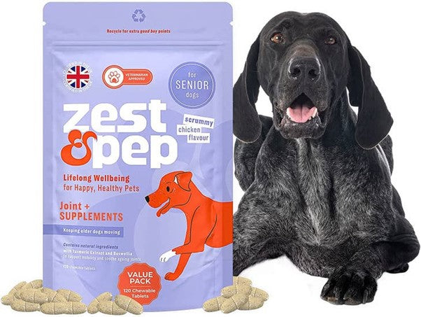 Zest & Pep - Joint & Hip Supplement For Senior Dogs