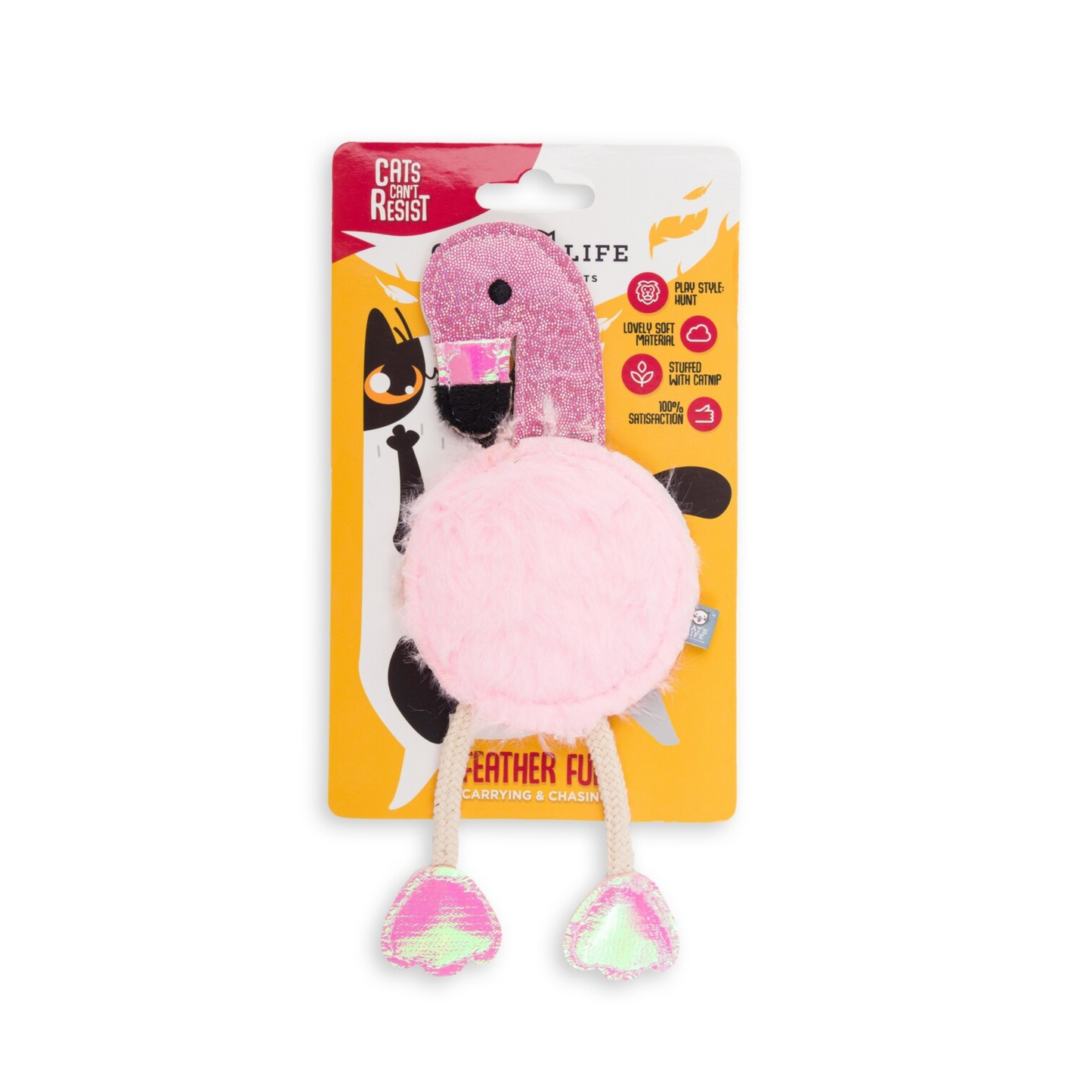 Pink Flamingo Cat Toy