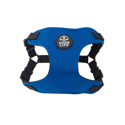 Dog Harness - Soft Neoprene (Yale Blue)