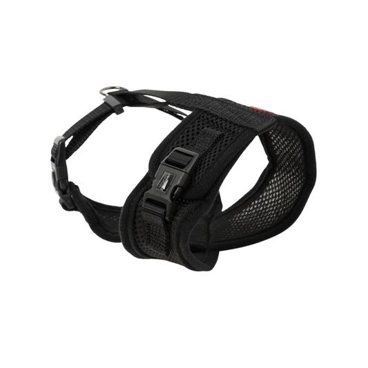 Soft Cat Harness With Velcro (Black)