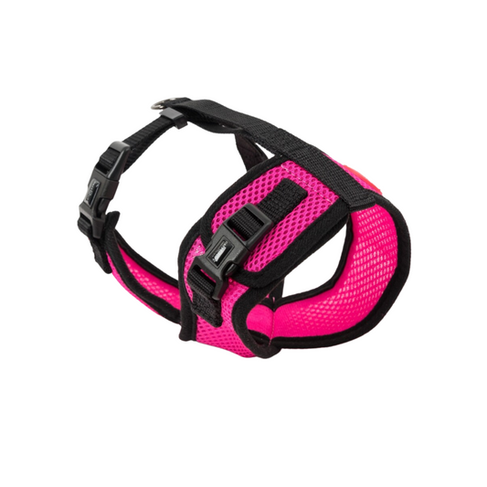 Soft Cat Harness With Velcro (Pink)