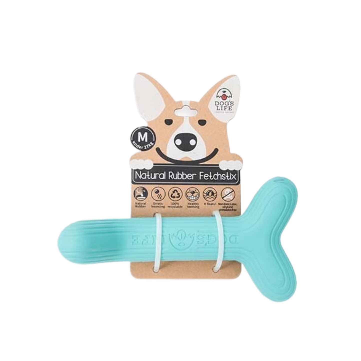 Natural Rubber Dog Toy - Fetchstix