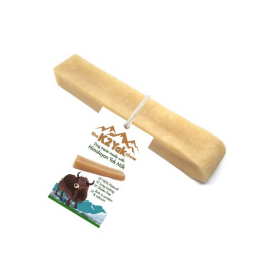 K2 Yak Chews - 100% Natural Long Lasting Dog Treats (Medium)