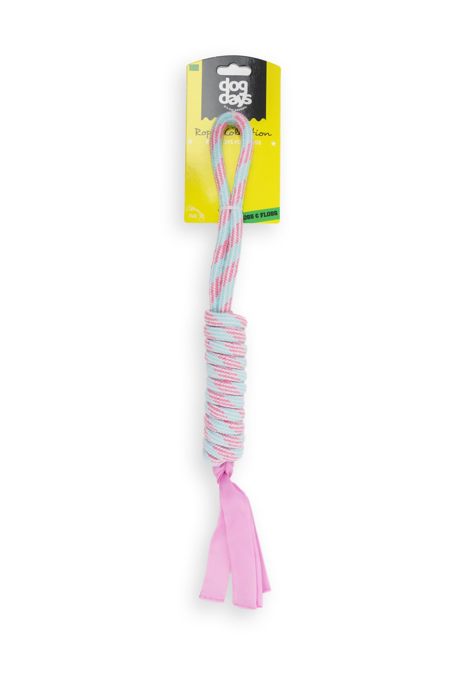 Rope Toy With Handle & Tassel - 50cm